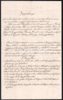 1914 Noszlopi plébánia vagyonának átadási jegyzőkönyve, Hornig Károly aláírásával