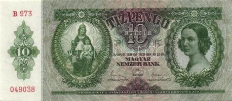 1936. 10P (9x) egymás utáni sorszámokkal T:II+