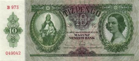 1936. 10P (9x) egymás utáni sorszámokkal T:II+