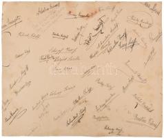 cca 1900 Országos Nőképző-Egyesület Veres Pálné Leányiskolájának Tanítóképezdei csoportjának tablófo...