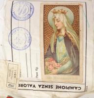 XX sz. Árpádházi Szent Erzsébet (1207-1231) csontereklyéje: 
XX. századi aranyozott réz ereklyetart...