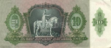 1936. 10P "*"-gal (8x) egymásutáni, illetve egyugrású sorszámokkal, benne papírráncok! T:I...