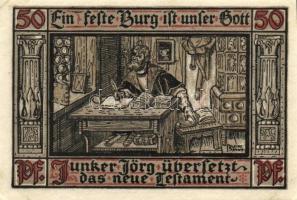 Német Birodalom/Weimari Köztársaság/Eisenach 1921. 50Pf (6x) 6 klf db, teljes sor T:I