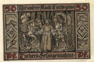 Német Birodalom/Weimari Köztársaság/Eisenach 1921. 50Pf (6x) 6 klf db, teljes sor T:I