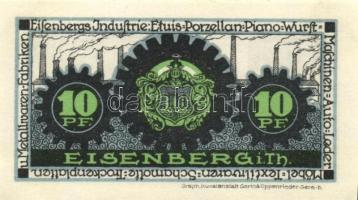 Német Birodalom/Weimari Köztársaság/Eisenberg D.N. 10Pf (3x) 3 klf db, teljes sor T:I