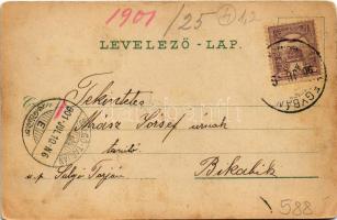 1901 Selmecbánya, Schemnitz, Banská Stiavnica; Kálvária. Makónyi Pál kiadása / calvary (EK)