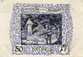 Német Birodalom/Weimari Köztársaság/Frankenhausen 1921. 50Pf (6x) 6 klf db, teljes sor T:I- saroktör...