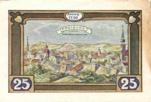 Német Birodalom/Weimari Köztársaság/Freiburg 1921. 10Pf + 25Pf (5x) + 50Pf (4x) 10 klf db, teljes so...