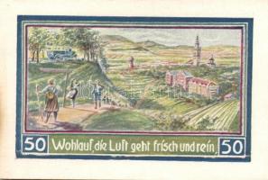 Német Birodalom/Weimari Köztársaság/Freiburg 1921. 10Pf + 25Pf (5x) + 50Pf (4x) 10 klf db, teljes so...