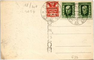 1926 Gyűgy-fürdő, Dudince Kúpel (Pri Sahy); Velky kúpel z hostov / nagy medence a fürdőzőkkel / big ...