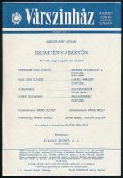 cca 1980 2 db színházi kisplakát: Budapesti Művészeti Hetek, Magyar Táncfórum '80 a Fővárosi Op...