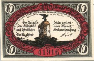 Német Birodalom/Weimari Köztársaság/Freienwalde 1921. 5Pf + 10Pf + 25Pf + 50Pf + 75Pf 5 klf db, telj...