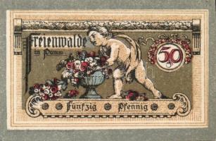 Német Birodalom/Weimari Köztársaság/Freienwalde D.N. 25Pf + 50Pf + 75Pf 3 klf db, teljes sor T:I