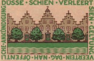 Német Birodalom/Weimari Köztársaság/Friedrichstadt 1921. 25Pf + 50Pf + 75Pf 3 klf db, teljes sor T:I