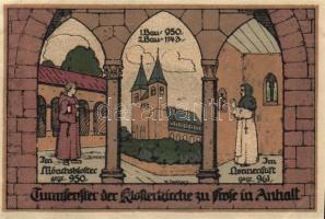 Német Birodalom/Weimari Köztársaság/Frose 1921. 25Pf + 50Pf (4x) 5 klf db, teljes sor T:I