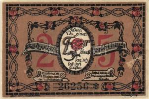 Német Birodalom/Weimari Köztársaság/Frose 1921. 25Pf + 50Pf (4x) 5 klf db, teljes sor T:I