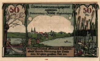 Német Birodalom/Weimari Köztársaság/Frose 1921. 25Pf + 50Pf (3x)+ 75Pf + 1M 6 klf db, teljes sor T:I