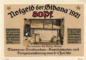 Német Birodalom/Weimari Köztársaság/Griessen 1921. 10Pf + 25Pf + 50Pf 3 klf db, teljes sor T:I