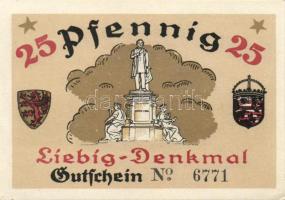 Német Birodalom/Weimari Köztársaság/Griessen 1921. 10Pf + 25Pf + 50Pf 3 klf db, teljes sor T:I