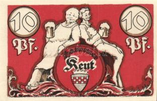 Német Birodalom/Weimari Köztársaság/Hamm 1921. 10Pf (4x) + 25Pf (4x) + 50Pf (4x) összesen 12 klf db,...