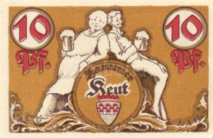 Német Birodalom/Weimari Köztársaság/Hamm 1921. 10Pf (4x) + 25Pf (4x) + 50Pf (4x) összesen 12 klf db,...