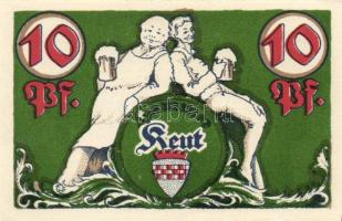 Német Birodalom/Weimari Köztársaság/Hamm 1921. 10Pf (4x) + 25Pf (4x) + 50Pf (4x) összesen 12 klf db,...