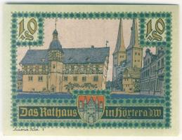 Német Birodalom/Weimari Köztársaság/Höxter 1921. 10Pf + 25 Pf + 50Pf, 3 klf db, teljes sor T:I