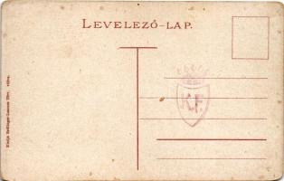 Losonc, Lucenec; Tugári fürdő vendéglő, étterem kertje. Redlinger kiadása / spa restaurant's ga...