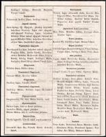 1861 Máramaros vármegye tisztviselőinek névsora, bizottmányi tagjainak névsora. 8 p