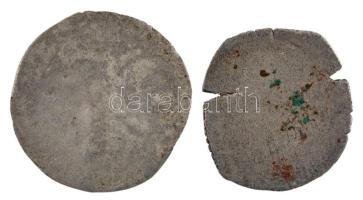 Osztrák Államok / Salzburg 1534. 1pf Ag (0,46g) + ~16. század 1pf Ag (0,50g) T:2,2- Austrian States ...