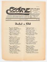 1932 Előre. A bécsi magyar emigráns munkások szocialista művelődési köre hivatalos lapja. szerk Garbai Sándor, a Tanácsköztársaság államfője. IV. évf. 35. szám. 8p.
