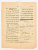 1932 Előre. A bécsi magyar emigráns munkások szocialista művelődési köre hivatalos lapja. szerk Garb...