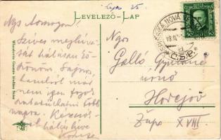 1927 Iglófüred, Spisská Nová Ves Kupele, Novovesské Kúpele; Günther Villa. Wlaszlovits Gusztáv kiadá...