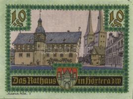 Német Birodalom/Weimari Köztársaság/Höxter 1921. 10Pf + 25 Pf + 50Pf, 3 klf db, teljes sor T:I