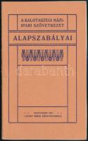 1919 A Kalotaszegi Háziipari Szövetkezet Alapszabályai 18p.