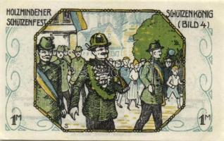 Német Birodalom/Weimari Köztársaság/Holzminden 1922. 1M (4x), 4 klf db, teljes sor T:I