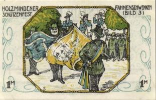 Német Birodalom/Weimari Köztársaság/Holzminden 1922. 1M (4x), 4 klf db, teljes sor T:I