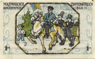 Német Birodalom/Weimari Köztársaság/Holzminden 1922. 1M (4x), 4 klf db, teljes sor T:I