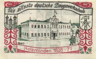 Német Birodalom/Weimari Köztársaság/Holzminden 1922. 2M (3x), 3 klf db, teljes sor T:I,R!