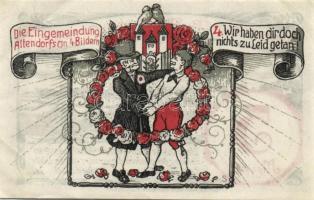 Német Birodalom/Weimari Köztársaság/Holzminden 1922. 5M (4x), 4 klf db, teljes sor T:I,R!