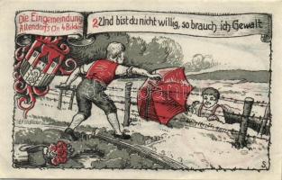 Német Birodalom/Weimari Köztársaság/Holzminden 1922. 5M (4x), 4 klf db, teljes sor T:I,R!