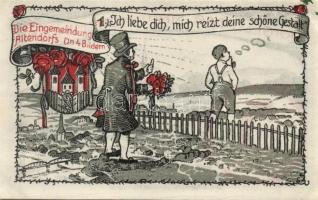 Német Birodalom/Weimari Köztársaság/Holzminden 1922. 5M (4x), 4 klf db, teljes sor T:I,R!