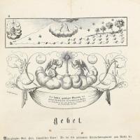 cca 1850 Az irgalmasrendi szerzetesek tevékenységéről szóló beszámolók, kimutatások, több fametszetű...