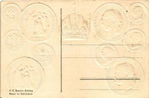 Österreich-Ungarn Jubiläums Münzen / Osztrák-magyar jubileumi érmék. Dombornyomott / Austro-Hungaria...