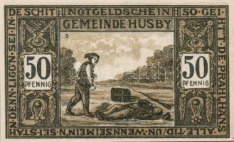 Német Birodalom/Weimari Köztársaság/Husby 1921. 50Pf (3x)+ 75Pf (3x), 6 klf db, teljes sor T:I