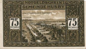 Német Birodalom/Weimari Köztársaság/Husby 1921. 50Pf (3x)+ 75Pf (3x), 6 klf db, teljes sor T:I