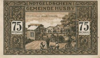 Német Birodalom/Weimari Köztársaság/Husby 1921. 50Pf (3x)+ 75Pf (3x), 6 klf db, teljes sor T:I