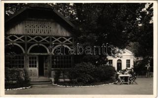 1943 Várgede, Várgedefürdő, Kúpele Hodejov, Hodejov; Fürdő (tulajdonos Micsurda Lajos), vendéglő. Pap Géza fényképész / spa, restaurant (EK)