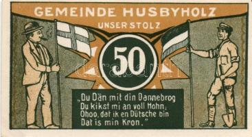 Német Birodalom/Weimari Köztársaság/Husbyholz 1921. 50Pf (6x), 6 klf db, teljes sor T:I