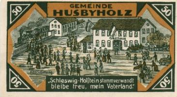 Német Birodalom/Weimari Köztársaság/Husbyholz 1921. 50Pf (6x), 6 klf db, teljes sor T:I